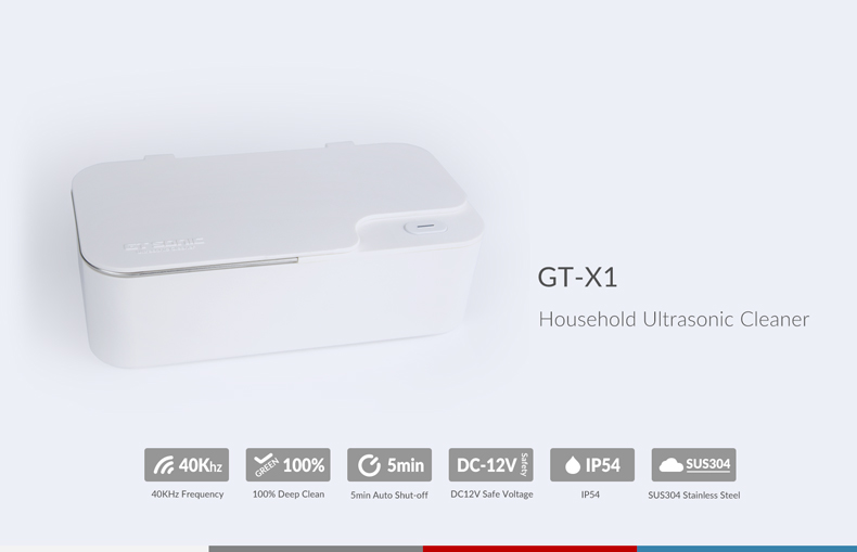 A Portable Ultrasonic Cleaner - GT Sonic X1 A Portable Ultrasonic Cleaner - GT Sonic X1