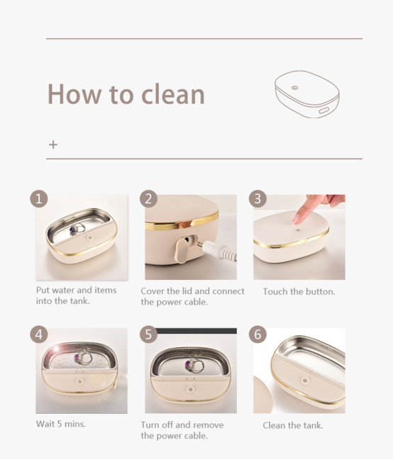 GT-M1 Small Ultrasonic Cleaner