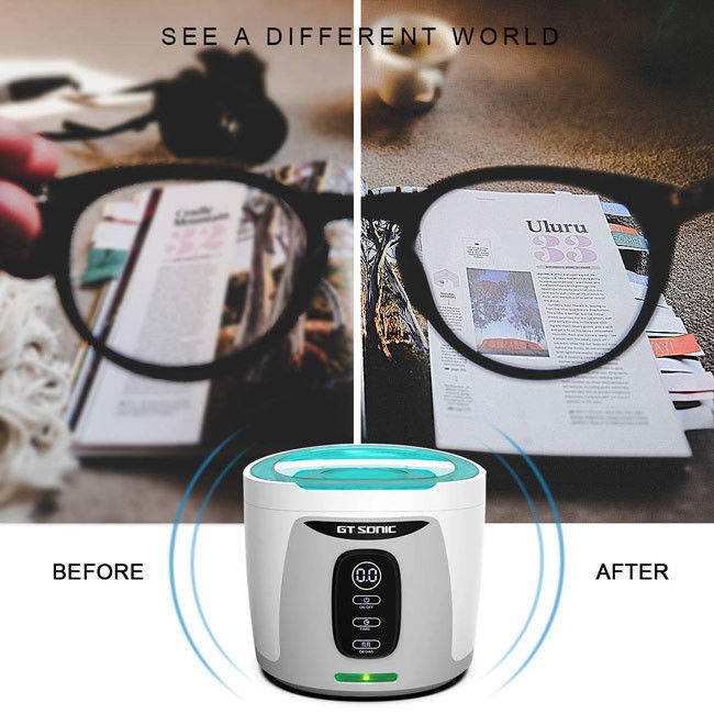 Digital Touch Panel Ultrasonic Coin Cleaner Four Time Setting 40kHz 0