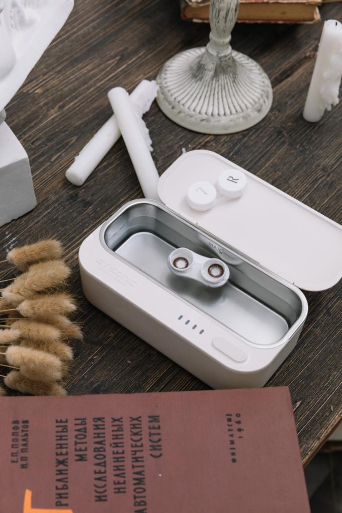 430ml 2500mA Battery Home Ultrasonic Cleaner 45kHZ Ultrasonic Bath Cleaner 2
