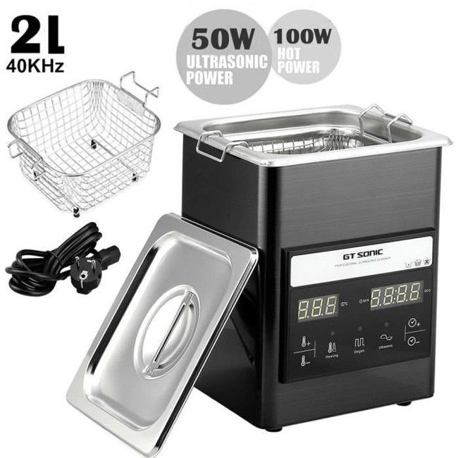 Professional Small Ultrasonic Cleaner For PCB Board Cleaning 2 Liters 0