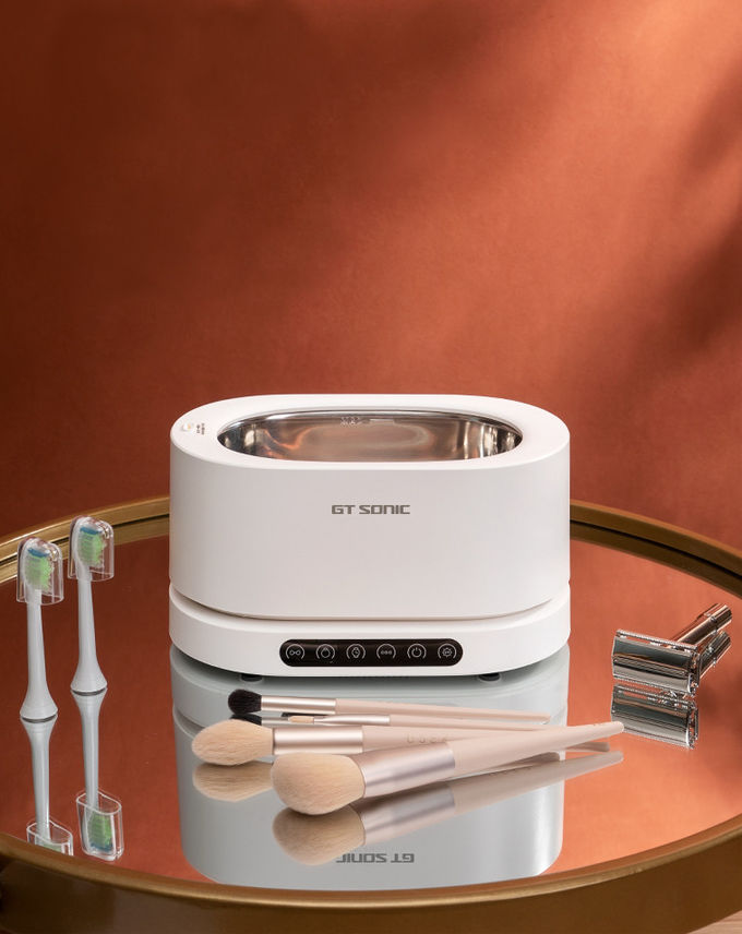 Electric Glasses Ultrasonic Cleaner: UV Light For Sterilizing, 4 Cleaning Modes, 500ML Detachable Tank For Dentures 2