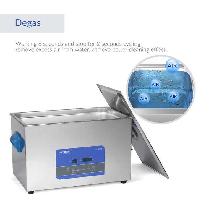 GT SONIC 20L Parts Ultrasonic Cleaner Heated Ultrasonic Bath Cleaner SUS304 40kHz 3