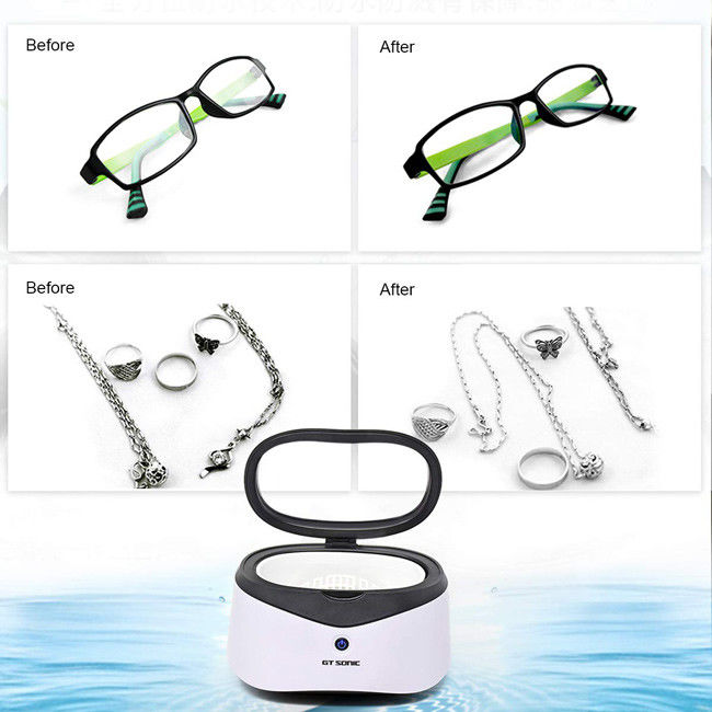 35W 40kHz Ultrasonic Watch Cleaner 600ml Capacity ABS Housing With SS Tank 2