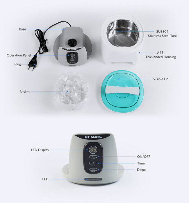 Degas 4 Recycle Ultrasonic Parts Washer Digital Timer With UV Light / Touch Panel 2