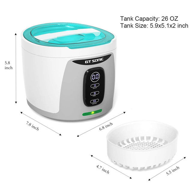 Degas 4 Recycle Ultrasonic Parts Washer Digital Timer With UV Light / Touch Panel 4