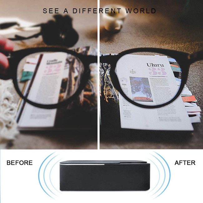 Commercial Ultrasonic Glasses Cleaner With Stainless Steel Tank 450Ml 1
