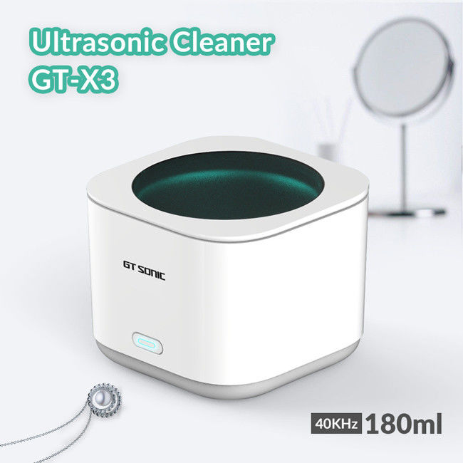 Small Size Ultrasonic Watch Cleaner Light Cube Structure With 12V 1A Adapter 0