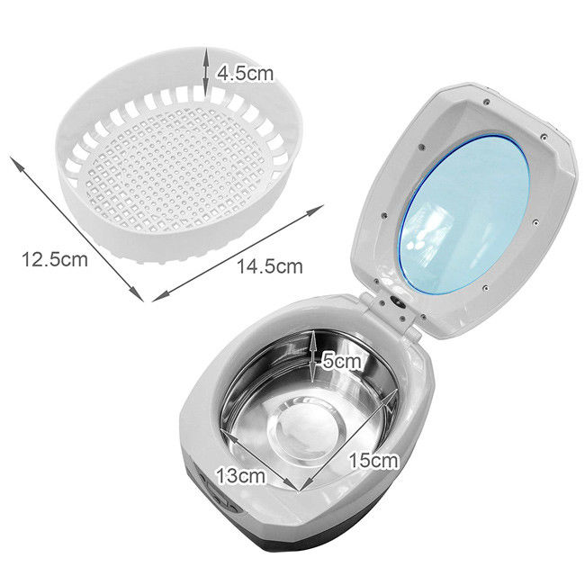 Coin / CD / VCD Small Ultrasonic Cleaner Stable PCB Structure 750Ml 1