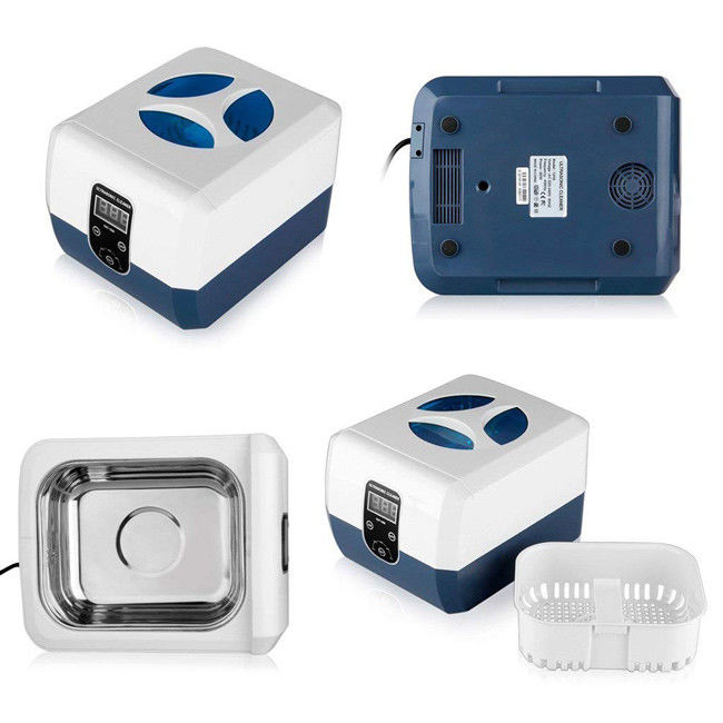 Professional Small Jewelry Ultrasonic Cleaner 1.3 Liter 5 Recycle Digital Timers 2