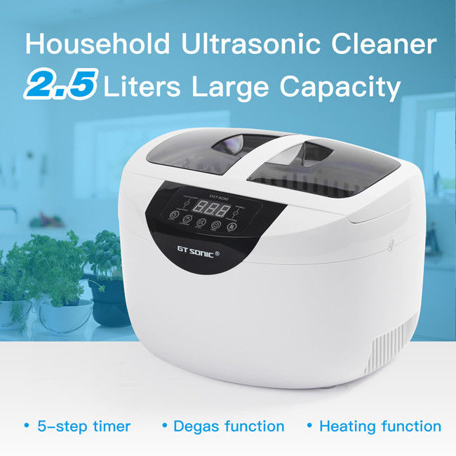 2.5L Larget Ultrasonic Cleaner Sterilizer Digital Control For Bottle Sterilizing 0