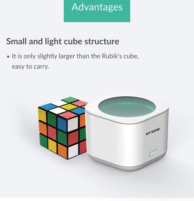 Mini 180ml SUS304 Home Ultrasonic Cleaner With Basket 12v 2A Adapter 2
