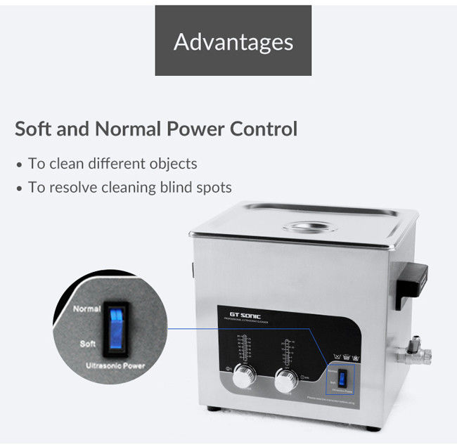 Durable Medical Ultrasonic Cleaner , Injector Nozzle Automatic Denture Cleaner 1