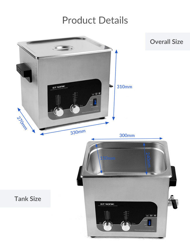 Manual Ultrasonic Fuel Injector Cleaner SUS304 Adjustable Temperature With Heater Machine 2