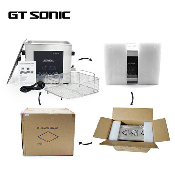 40kHz 13L GT SONIC Gun Ultrasonic Cleaner SUS304 Material 300W With Basket 5