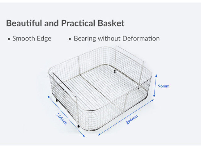 40kHz 13L GT SONIC Gun Ultrasonic Cleaner SUS304 Material 300W With Basket 0