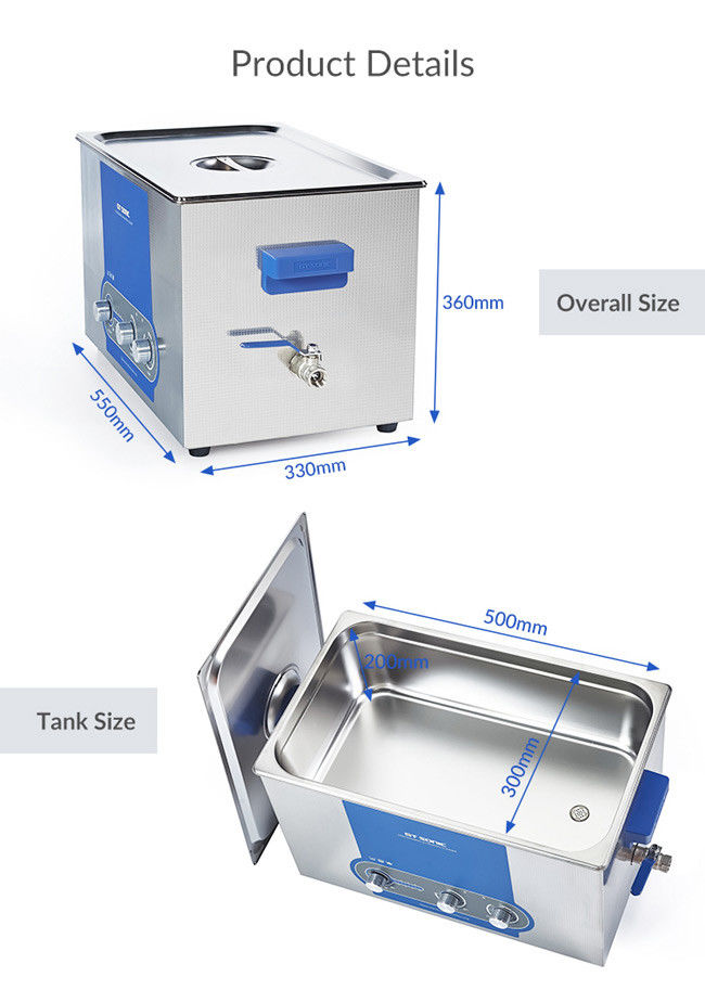 500W Large Ultrasonic Cleaner Power Adjustable Powerful Ultrasonic Cleaning Machine 2