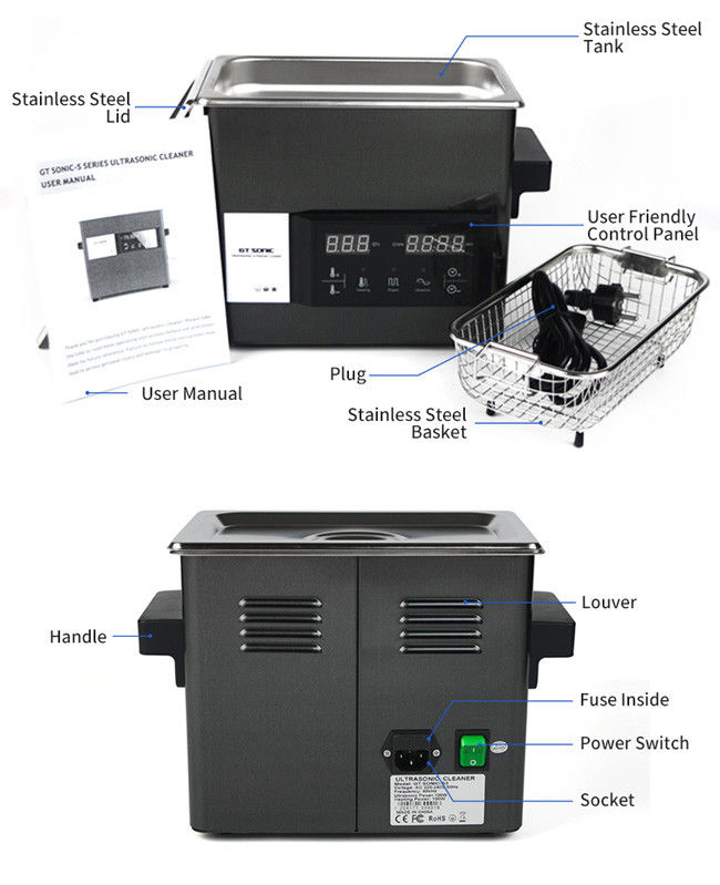Medical Instruments Table Top Ultrasonic Cleaner Stainless Steel Material 1