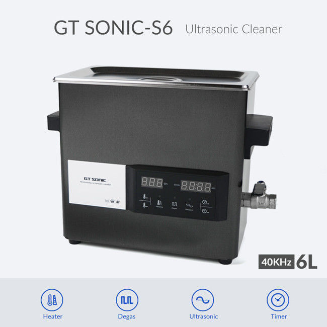 150w Ultrasonic Fruit Cleaner 6L Touch Panel Heater Timer For Jewelry Watch Circuit Board Dentures 0
