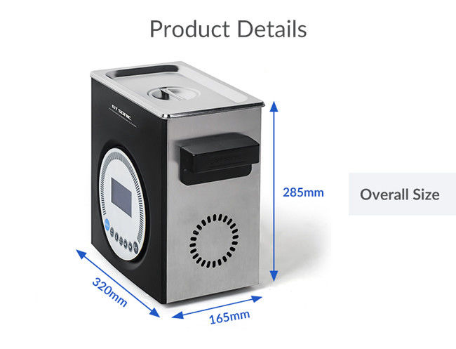 Digital 3 Liter Ultrasonic Cleaner , Multi Frequency Ultrasonic Cleaner 2