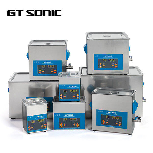 100W Heating Power Digital Ultrasonic Cleaner Square Shape For Engine Parts 3