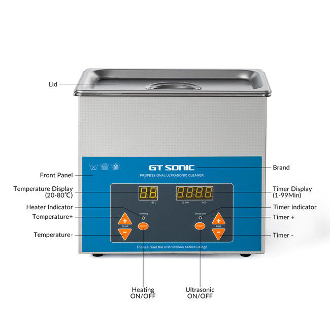 Stainless Steel Small Ultrasonic Cleaner , Explosion Proof Ultrasonic Cleaner 0