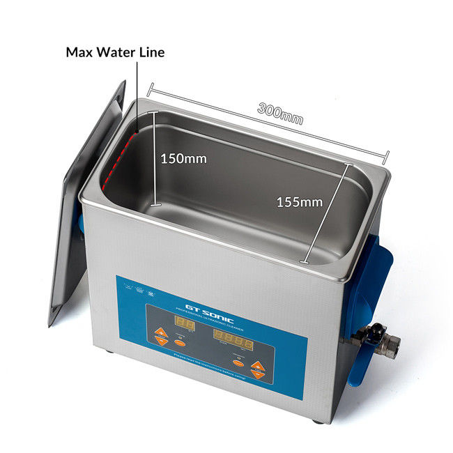 150W 6L 40kHZ Ultrasonic Cleaner , High Frequency Ultrasonic Cleaner 1