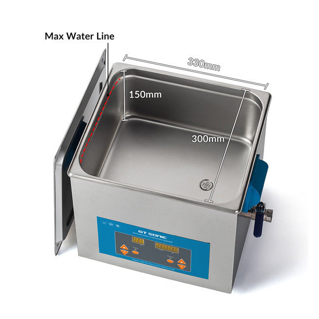 13L GT SONIC Ultrasonic Cleaner With Digital Timer And Heater For Hand Tools Cleaning 2