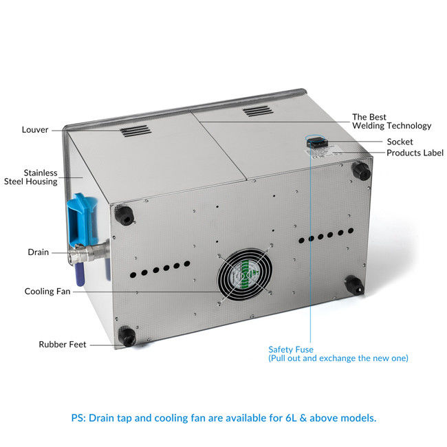 Classic VGT Series Ultrasonic Cleaner With LED Display Timer And Temperature 20L Cleaning Machine 2