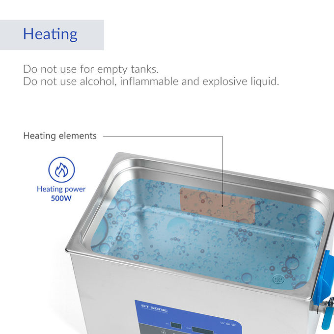 Multifunctional Large Ultrasonic Cleaner 27L Mechanical Control Timer Heater 1
