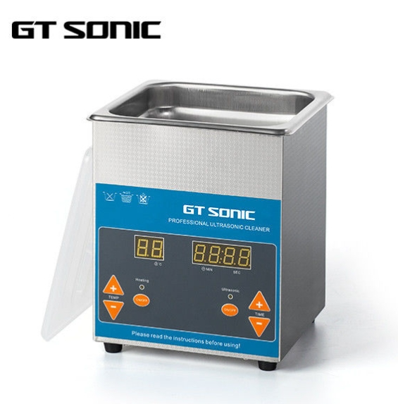 An ultrasonic cleaner is a device that uses high-frequency sound waves to clean objects, typically in a liquid solution