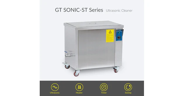 GT SONIC 53L industrial stainless steel ultrasonic cleaner tank with digital control